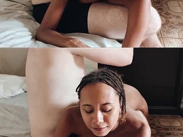 Spanking on the Owner's Lap, Turning Into a Cum Deposit