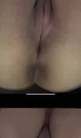 Sucking weenie Large Butt