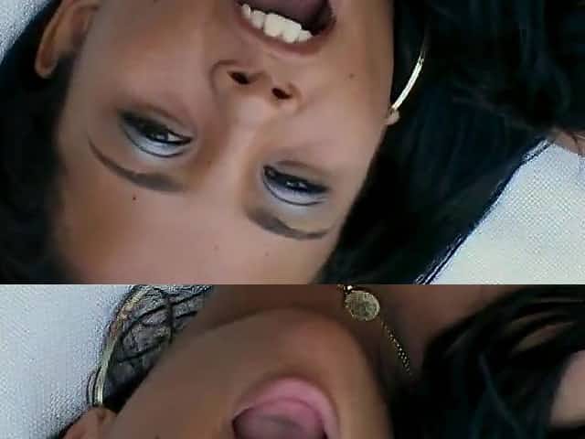 Brazilian young beauties play around with pussy and strap ons