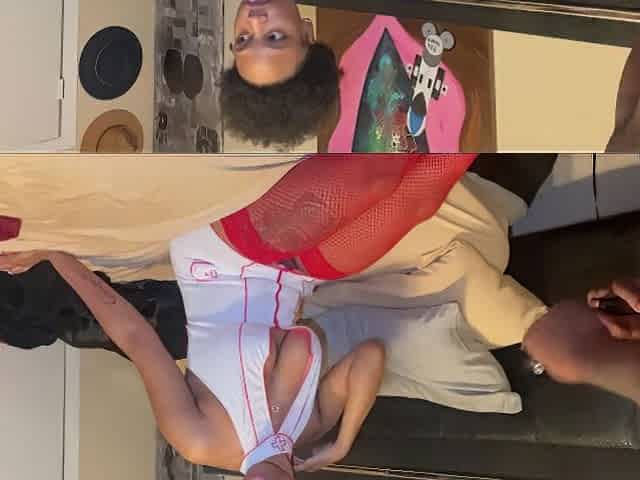 I met this nurse at a party and convinced her to cum take a urine example