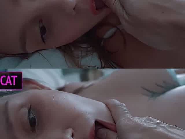 Why Stepmommy Wakes With Stepsons Wang In Hand Post-fight? Will This Babe Gets Face Cum In Share Daybed?