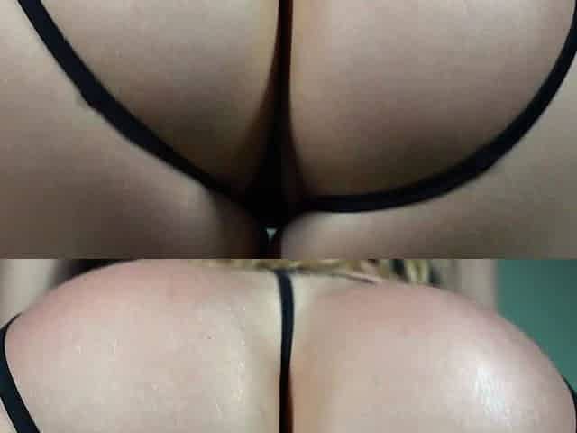Solo booty assed babe ass toying masturbation in hi def