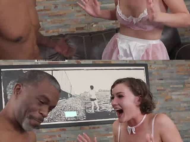 Young slut gets bbc training