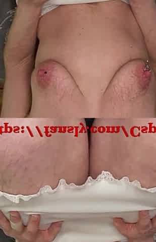Cspot Wearing a Vintage Knee Length Slip Rides a Dildo to Orgasm