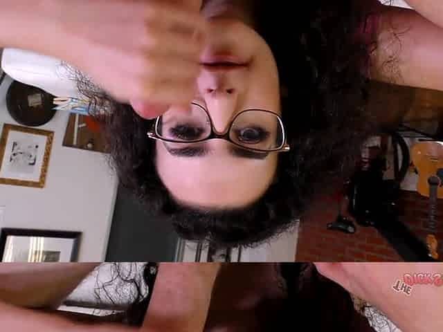 Dirty-Up Naughty Girl's Glasses Starring Lyra Lockhart - FinishesTheJob