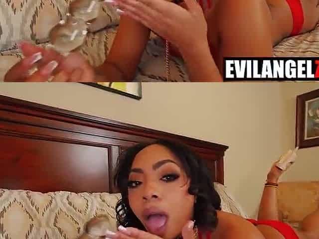 Breasty Black Hottie Gets MASSIVE BBC Richard Mann, Cali Caliente