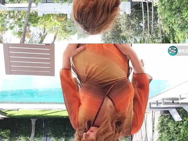 A day at the pool with mom and GILF Angel Grave