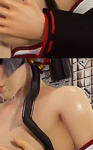 Dead or Alive Hentai - Nyotengu Boobjob and Fucked with Creampie - Anime Manga Japanese Asian Videogame 3D