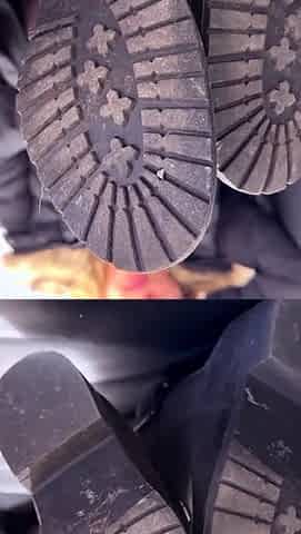 Foot fetish and footjob in sheer seamed stockings