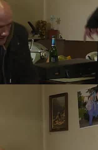 Old and young pussy fucking on the table...cum in mouth