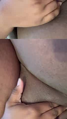 Solo masturbation creamy fun