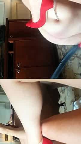 Tiny amateurs ass craves big toys