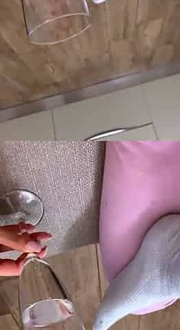 Amateur Foot Fetish Girlfriend Sucks and gives a Footjob