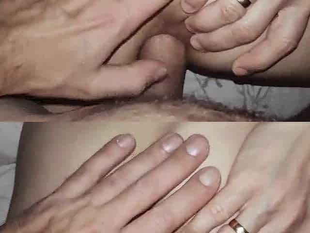Wife in amateur homemade movie scene