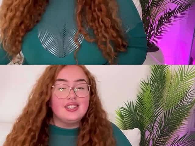 Great Big Boobs On Masturbating Redhead