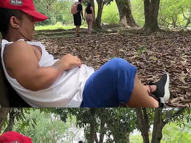 Moans In The Woods: I Saw A Couple Giving Each Other A Hard Outdoors And I Masturbated While Recording