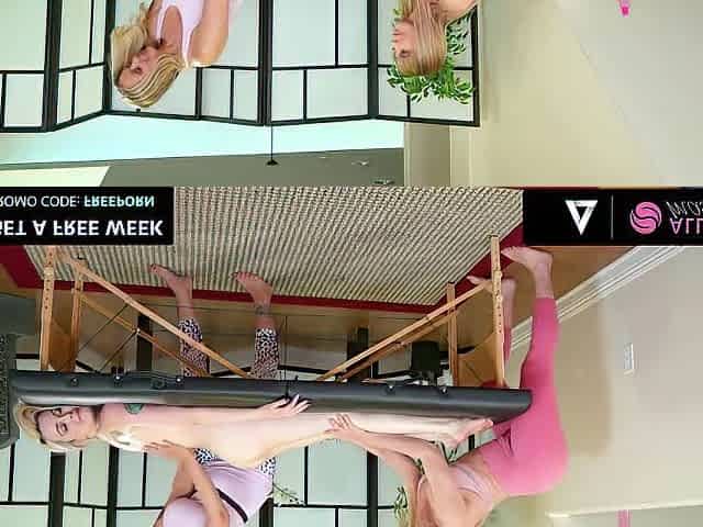 Virginal Birthday Massage Turns Into Wild Lesbo three-Way