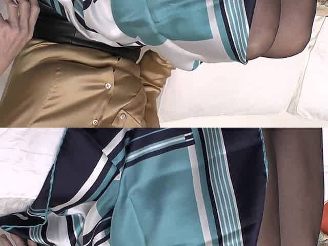 Cum on Stepmother's Silk Scarf, Lady Victoria Valente