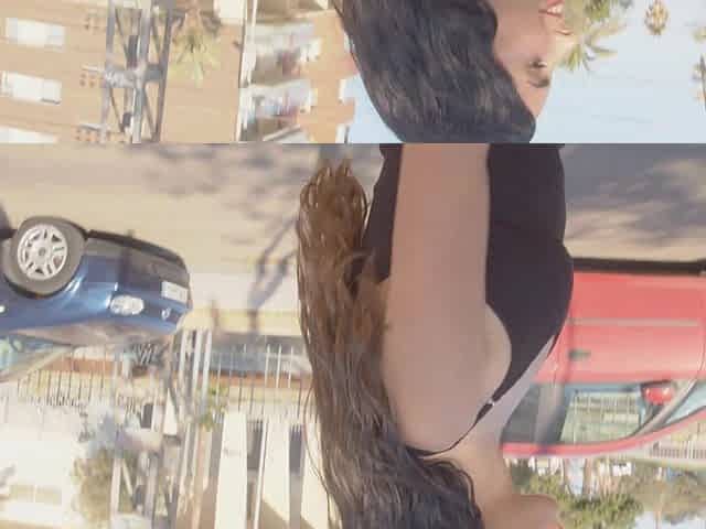 Brunette latina couple with sexy Linda Del Sol