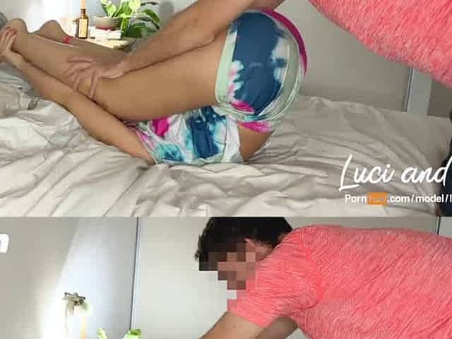 Big caboose individual trainer humping gym teacher, spunk on butt - greatest XXX!