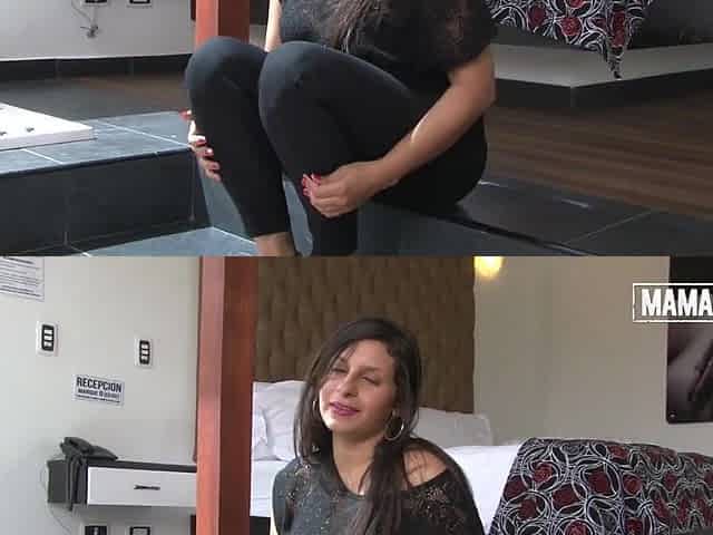 Thick Latin chick Brunette hair Ley Didi Pickup And Bang With Large Chubby Jock - CARNE DEL MERCADO