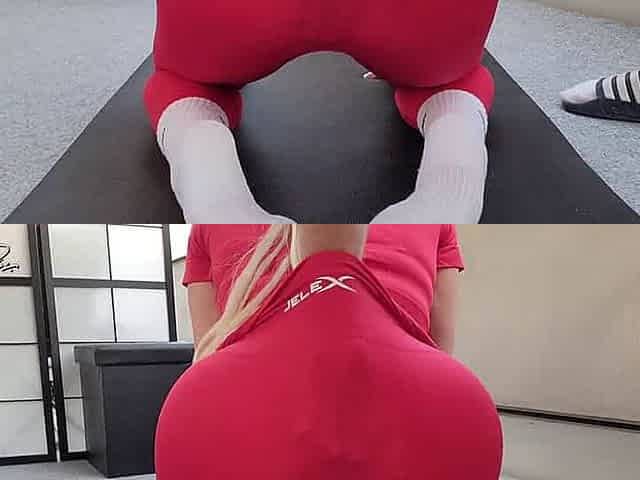 Stepbrother disrupts my yoga on the balcony for a HOT FUCK Litclit69 x 1win - uber-sexy xxx!