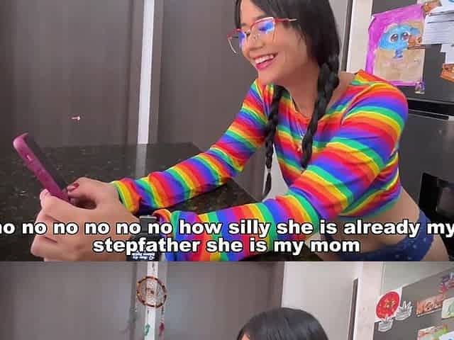 I Caught My Stepdaughter Masturbating in the Kitchen, She Confessed That She Was Thinking About My Thick Cock.