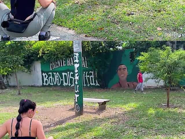 Breasty mother I'd like to fuck Silvana Lee watches a fitness dude in the park and bangs him - AngelCruzxx