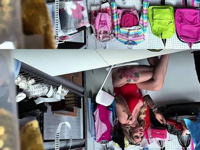 Milf Lolly Dames rides officers hard cock