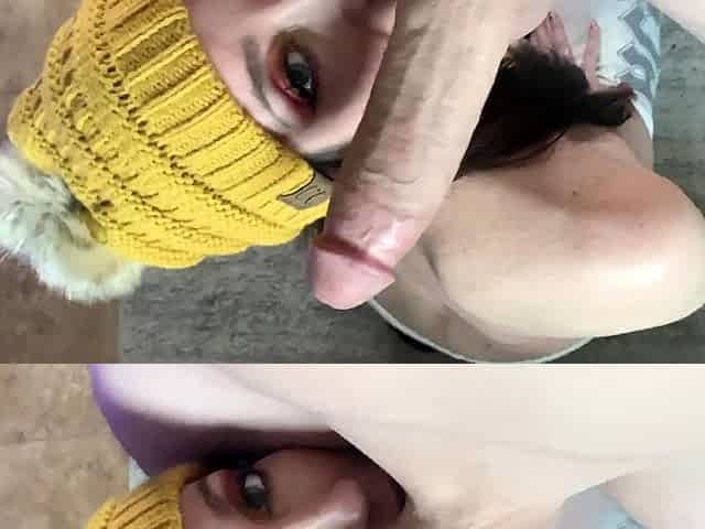 Hot Brunette Girlfriend POV Blowjob