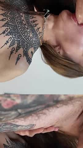 Skinny MILF Squeezes Cum Out of Her Holes