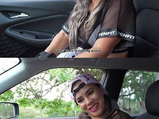 I tempt my neighbour in his car and bang him in my abode whilst my spouse is at the office