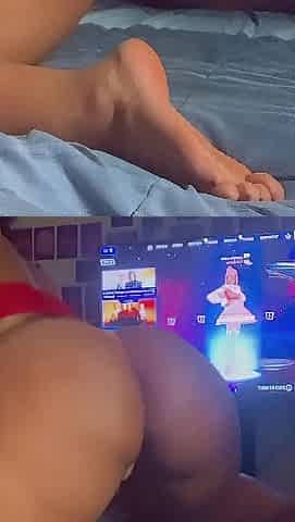 Thick black dancing for dad