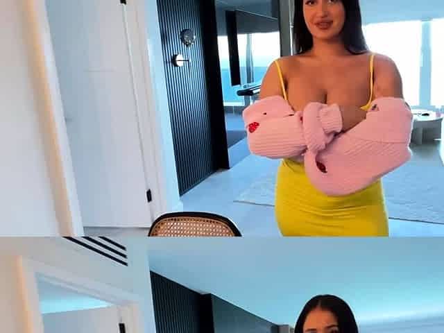 Oiled Tits and Ass Latina Nia Bleu Gets Cheeks Clapped by
