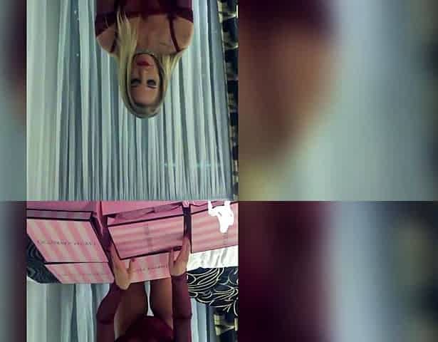 Dirty blonde MILF caught in hardcore action