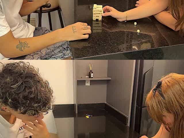 My stepmother with a very large booty makes a wager with me and I cheat to fuck her priceless.