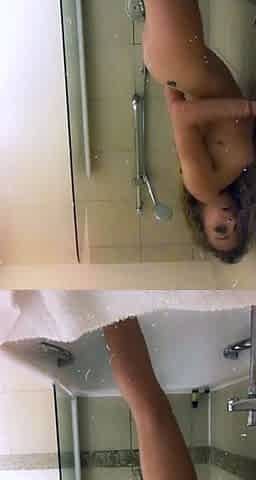Small titted babe toys her pussy on webcam