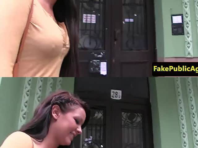 Pickedup amateur skank gets cum in mouth POV