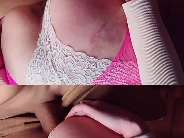He Fucked Her Rough and Cum on Her Panties