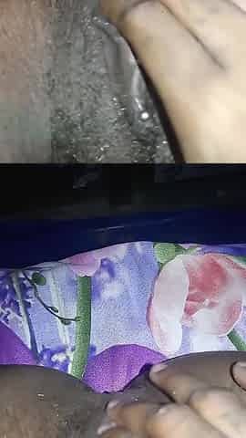Stimulating My Pieced Clit Fingering My Hairy Pussy Close up Squirting Orgasm