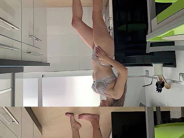 Day 148/365: Should I make u dinner or should I masturbate and cum for u in the kitchen?