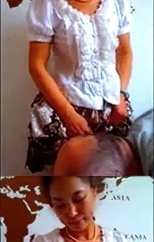 Chinese Slutgirl's Girlfriend Fingers Her Hairy Pussy