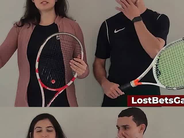 Rafaela and Igor Are Taking Their Undress Tennis Match Outside
