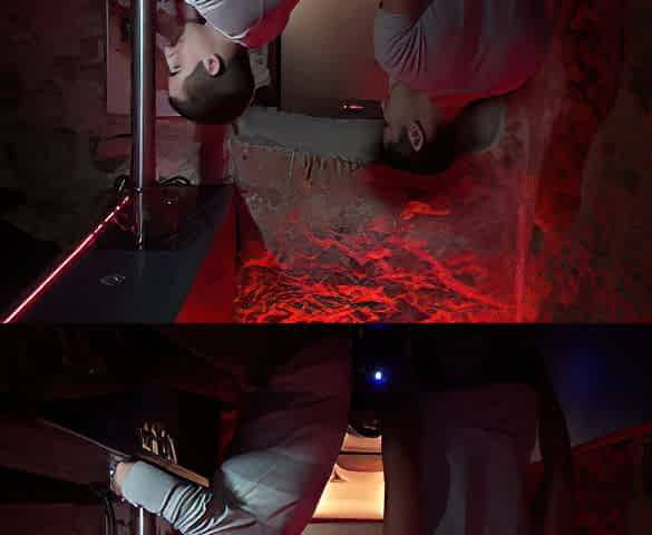 Trailer Fucked by a Latino at the Cockring bar