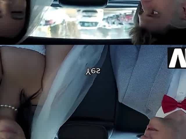 Being Locked In The Bathroom, Sexy Bride Doesnt Lose Time And Seduces - Random Guy