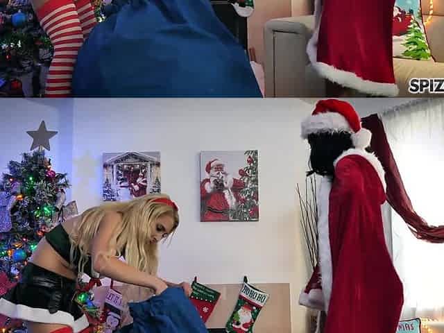 Jenna And Alix Santa Helpers 4k - Spizoo