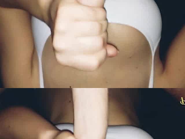 Titfuck #33 2k19 This babe showed me how I can bang her titties otherwise !