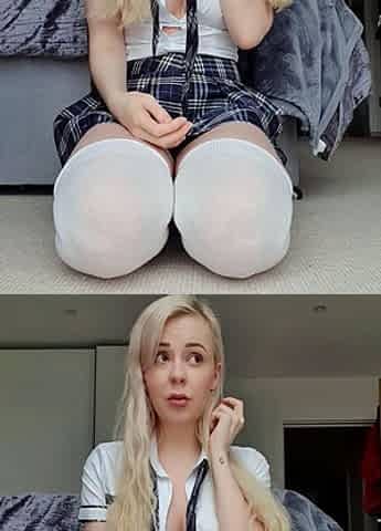 Amateur Blonde Teen Plays Solo with Toy Webcam Porn