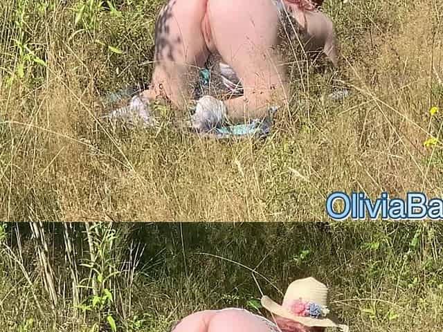 Watching a Sunbathing Girl with Huge Tits! She Wants to Fuck!