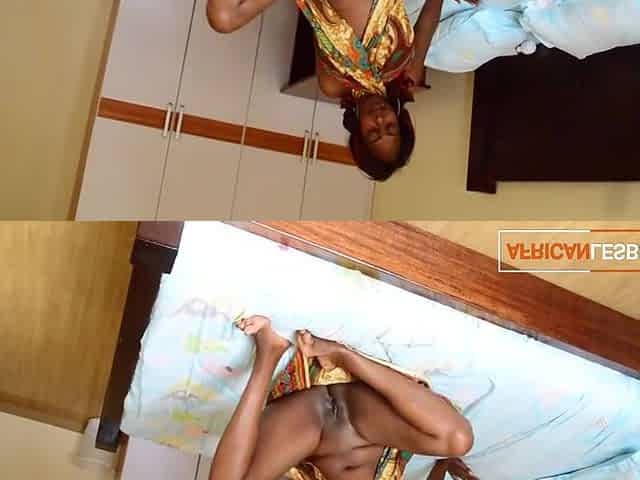 Horny Ebony Lesbian Milf Invites Neighbour For Deep Pussy Finger Fuck